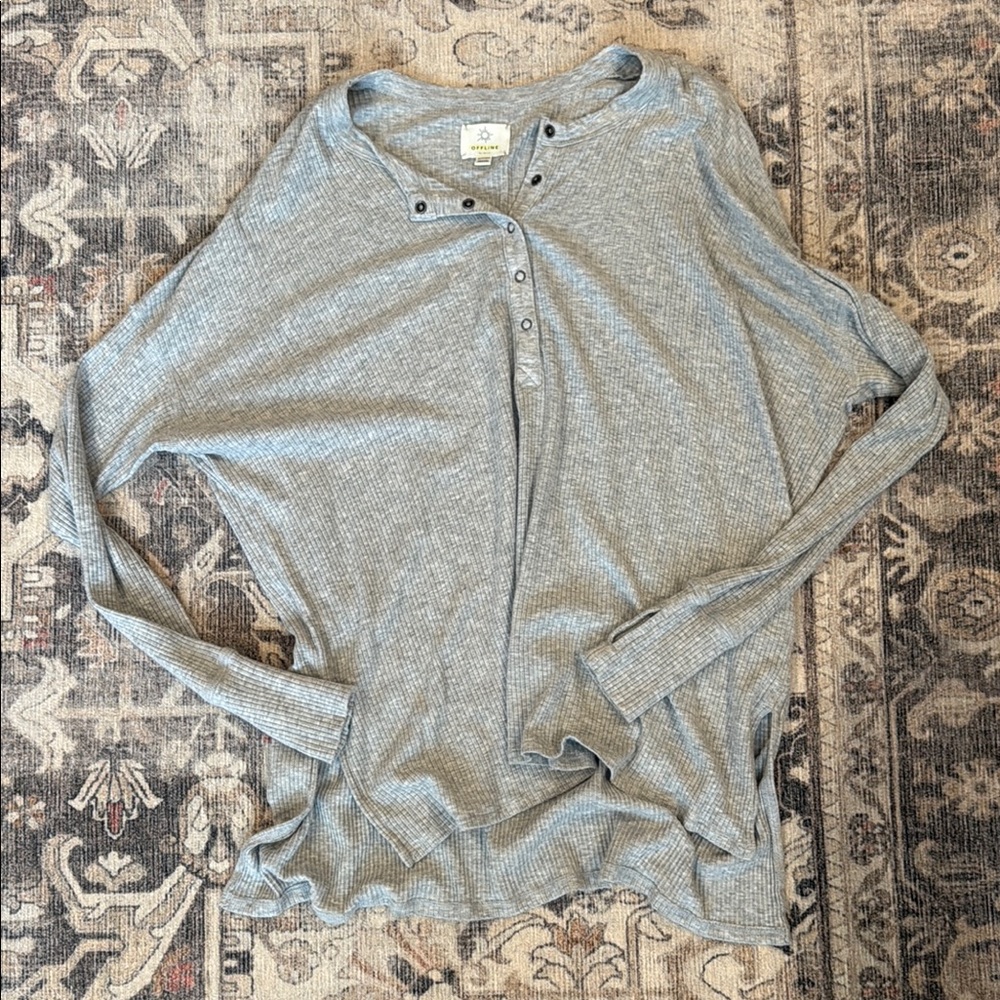 Aerie Offline Ribbed Long Sleeve